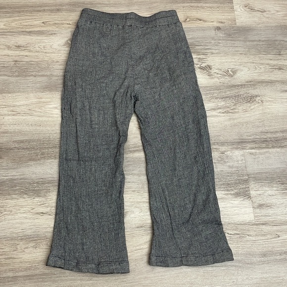 Comfy USA Heather Gray Elastic Waist Pull On Cropped Pants Size XS - Picture 4 of 12